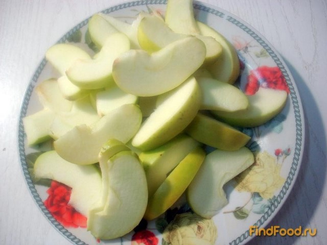 Пряная курица фаршированная яблоками рецепт с фото 4-го шага 