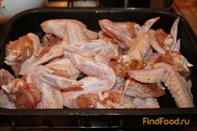 Куриные крылышки с карри рецепт с фото 4-го шага 