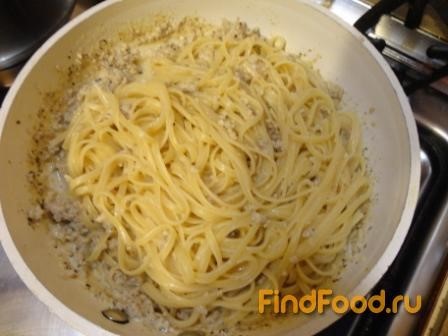 Спагетти с ореховым соусом рецепт с фото 6-го шага 