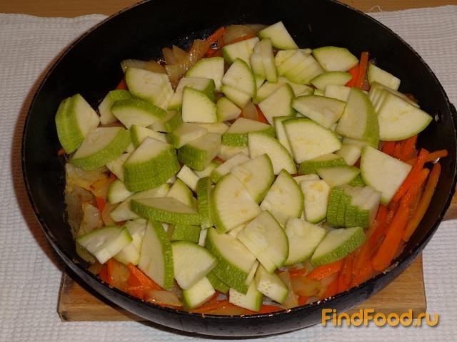 Овощная паста с кабачком рецепт с фото 3-го шага 