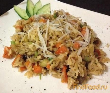 Рис с жареными овощами рецепт с фото 6-го шага 