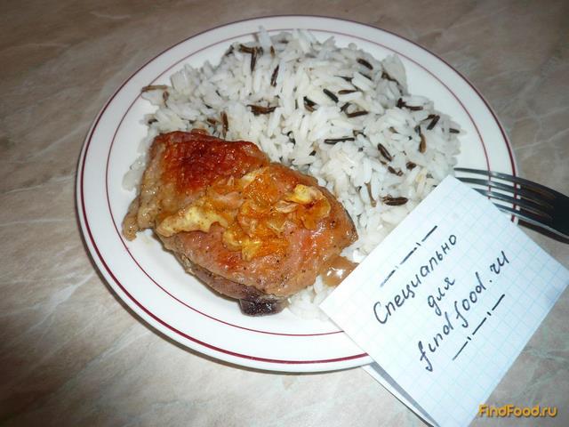  Курица запеченная с мандаринами и медом рецепт с фото 9-го шага 