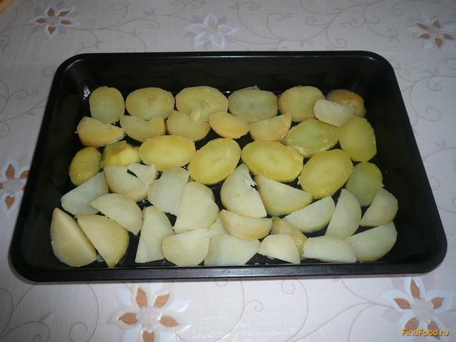 Картофельная запеканка с грибами рецепт с фото 4-го шага 