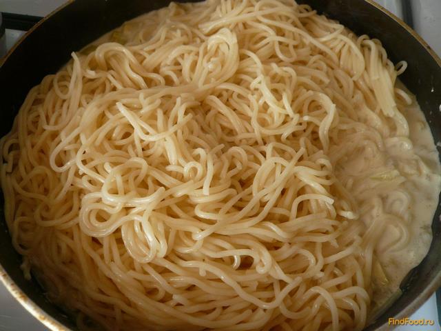 Спагетти с соусом из кабачка рецепт с фото 8-го шага 