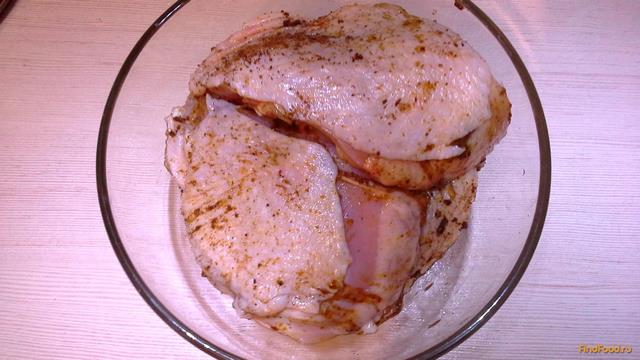 Жареные куриные бедра  рецепт с фото 4-го шага 