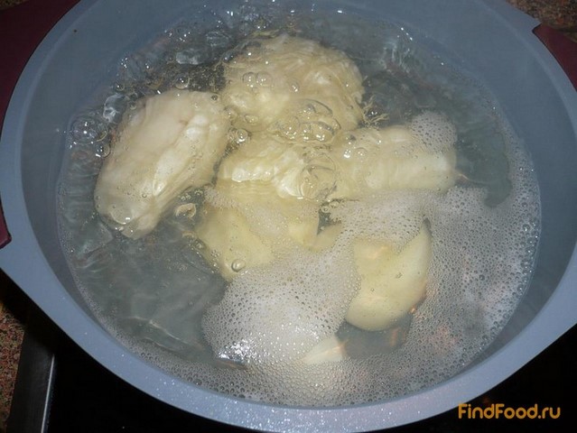 Постная картофельно-фасолевая запеканка рецепт с фото 2-го шага 