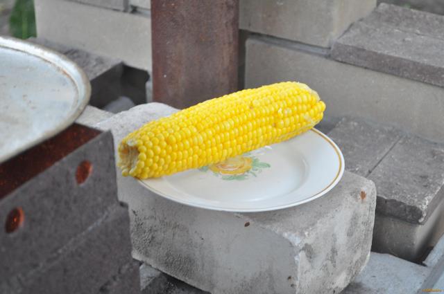 Вареная кукуруза на костре рецепт с фото 5-го шага 