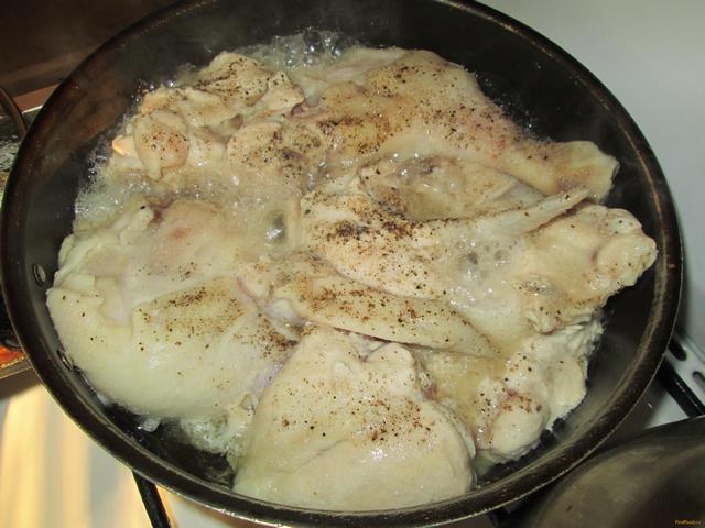 Жареная курица рецепт с фото 2-го шага 