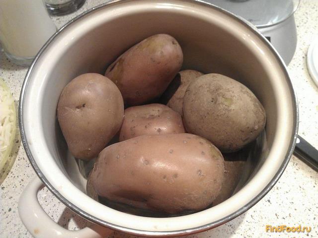 Картофельные лодочки с соусом Бешамель рецепт с фото 1-го шага 