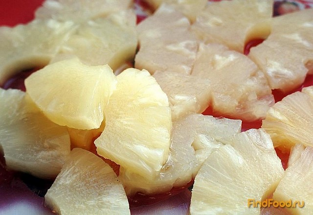 Курица с ананасами и грабами  рецепт с фото 3-го шага 