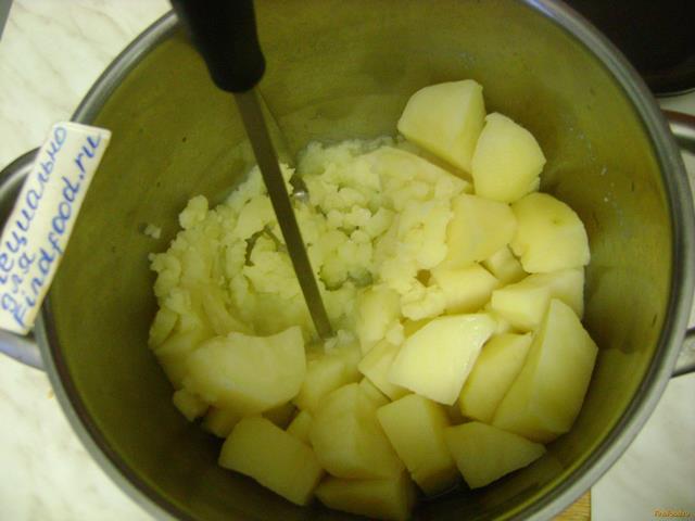 Картофельное пюре с горчицей рецепт с фото 2-го шага 