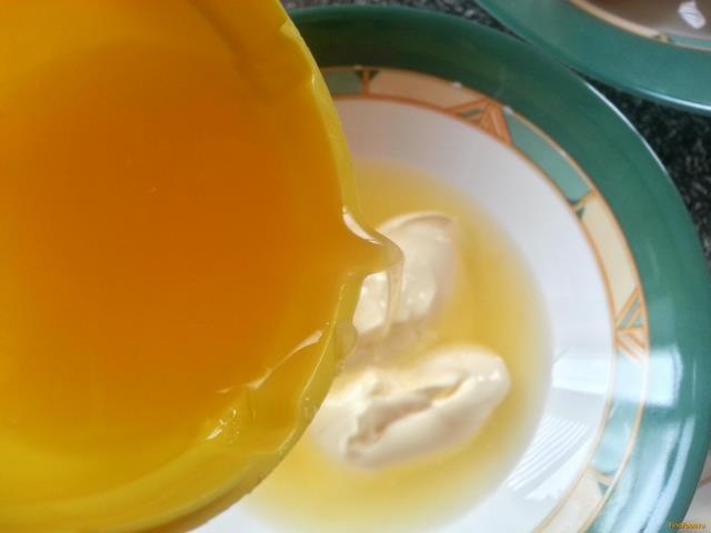 Бедра куриные в лимонно-апельсиновом фреше с макаронами в фольге рецепт с фото 2-го шага 