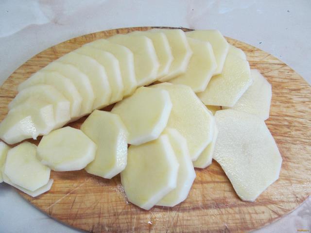 Гратен картофельный рецепт с фото 2-го шага 