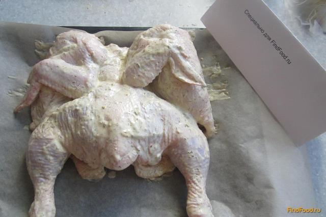 Курица с картошкой в духовке рецепт с фото 4-го шага 