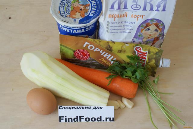 Оладьи из кабачка и моркови с чесночным соусом рецепт с фото 1-го шага 