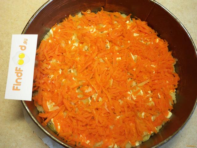 Закусочный овощной торт рецепт с фото 4-го шага 