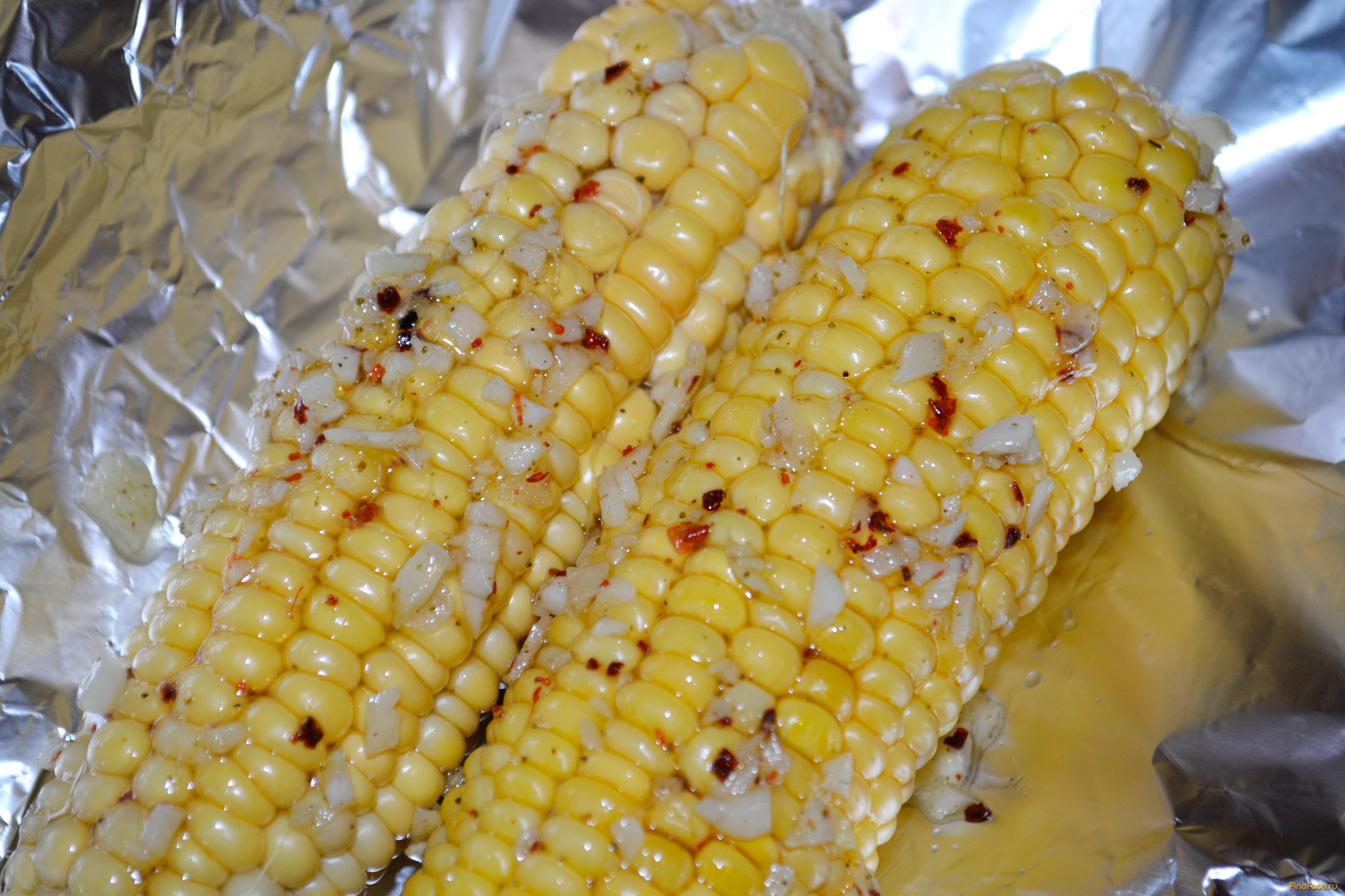 Кукуруза запеченная с приправами рецепт с фото 6-го шага 