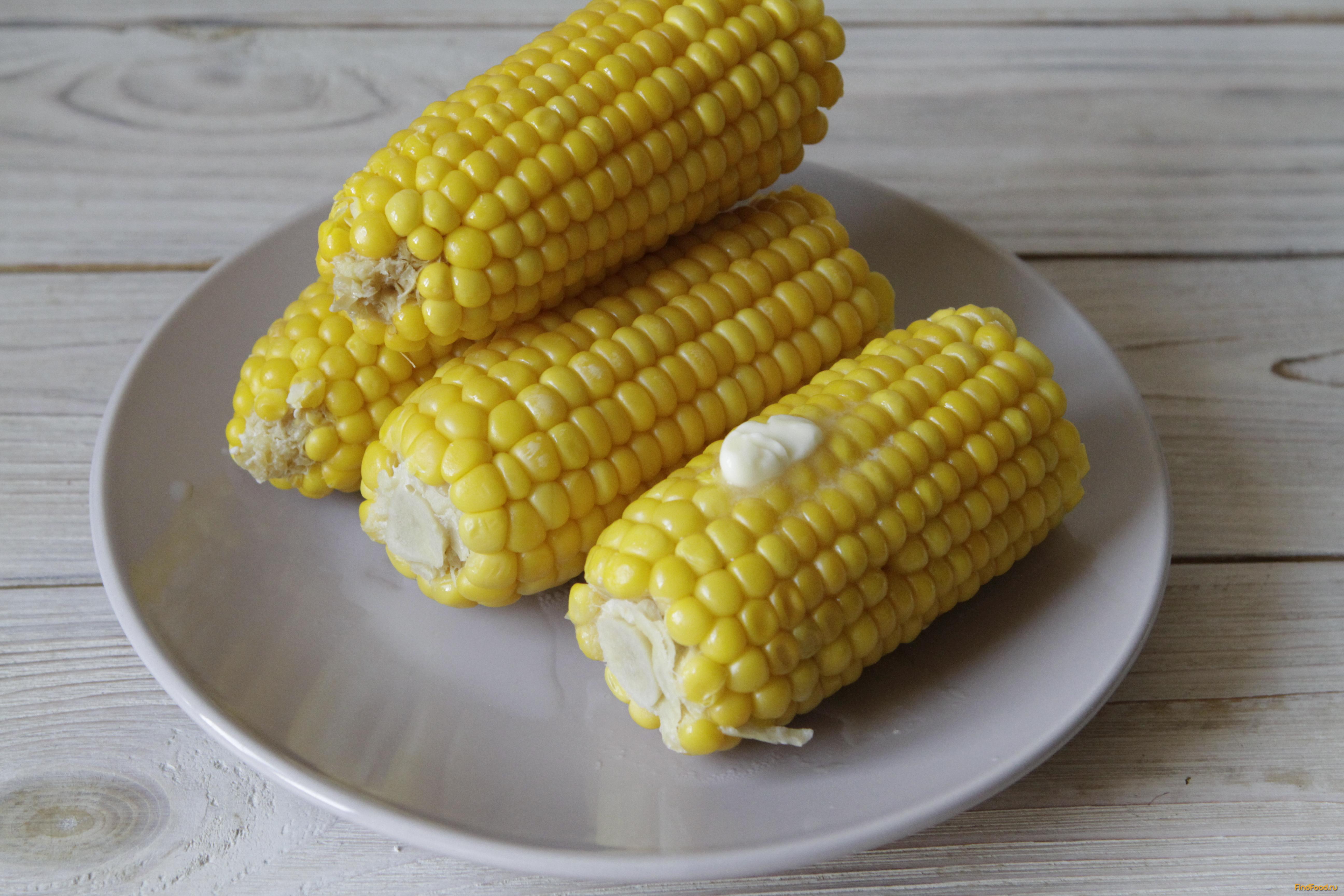 Кукуруза вареная с молоком и сливочным маслом рецепт с фото 5-го шага 
