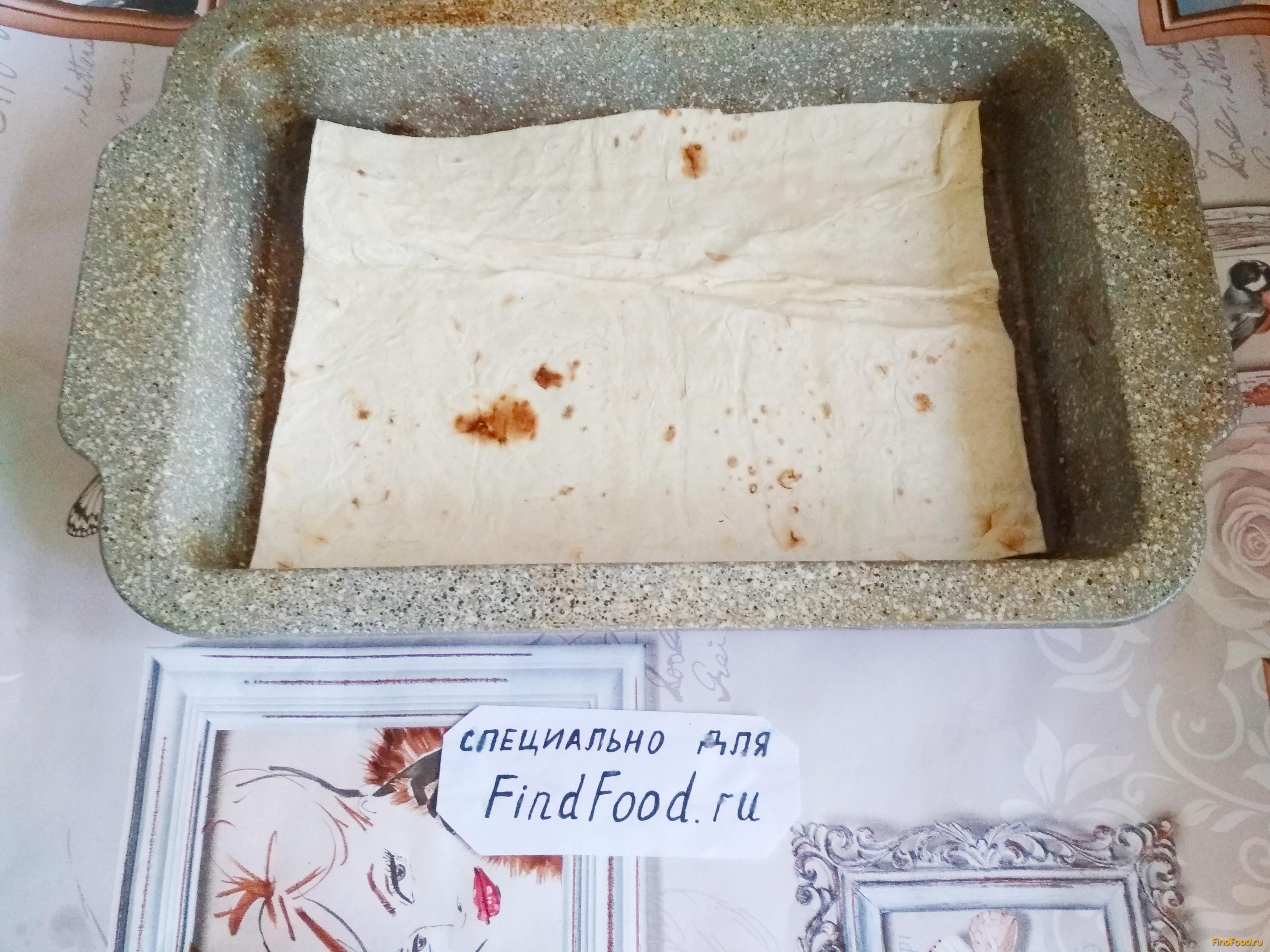 Пирог из лаваша с творогом рецепт с фото 3-го шага 