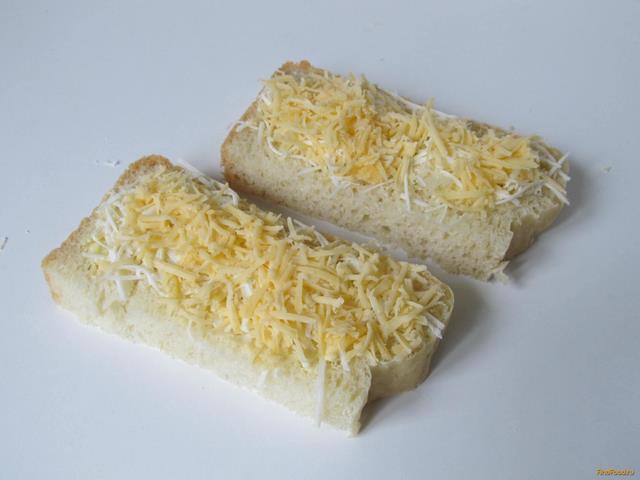 Будерброд с сыром и брынзой рецепт с фото 5-го шага 