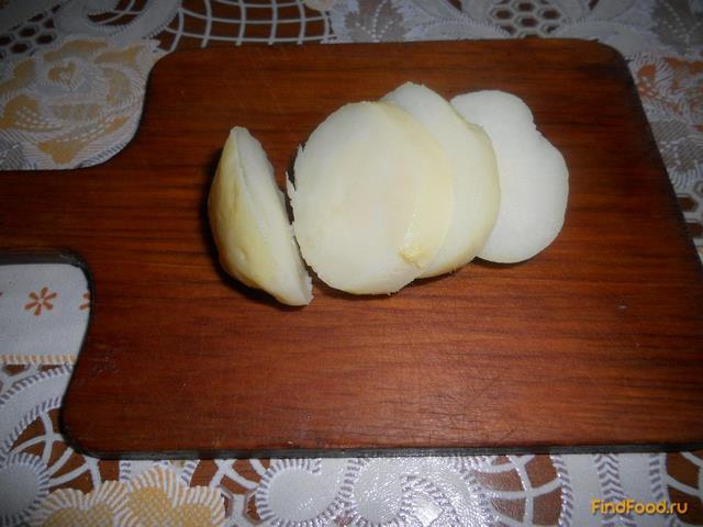 Простая закуска из сельди и картофеля рецепт с фото 1-го шага 