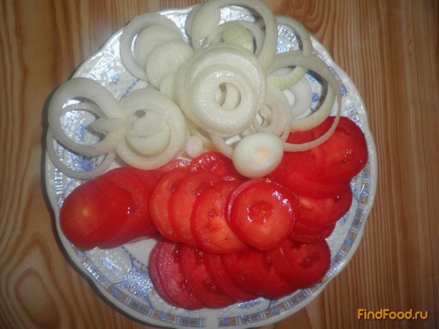 Запеченные баклажаны с помидорами и сыром рецепт с фото 2-го шага 