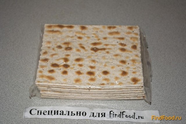 Закуска на еврейской маце рецепт с фото 5-го шага 